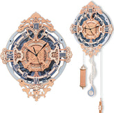 Clock 3D Wooden Puzzle Mechanical Assembly